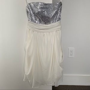 Sequin and Chiffon Cocktail Dress